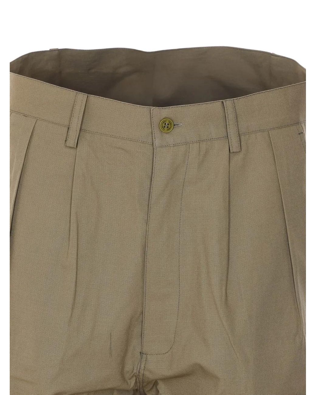 FAMILY FIRST Green Short Cargo À Logo Brodé for men