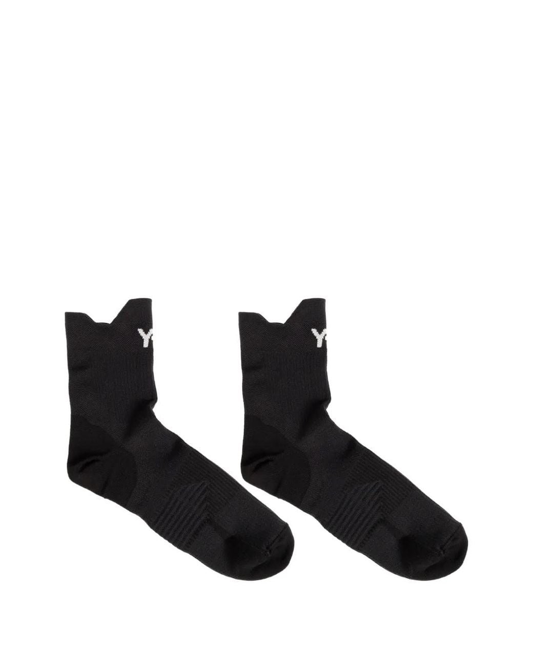 Y-3 Black Running Socks for men
