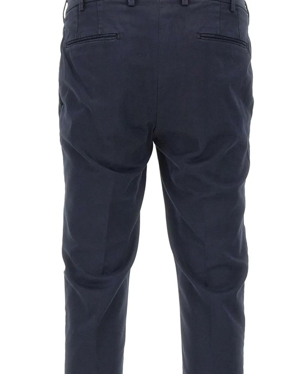 Devore Blue Welt-Pocket Trousers for men