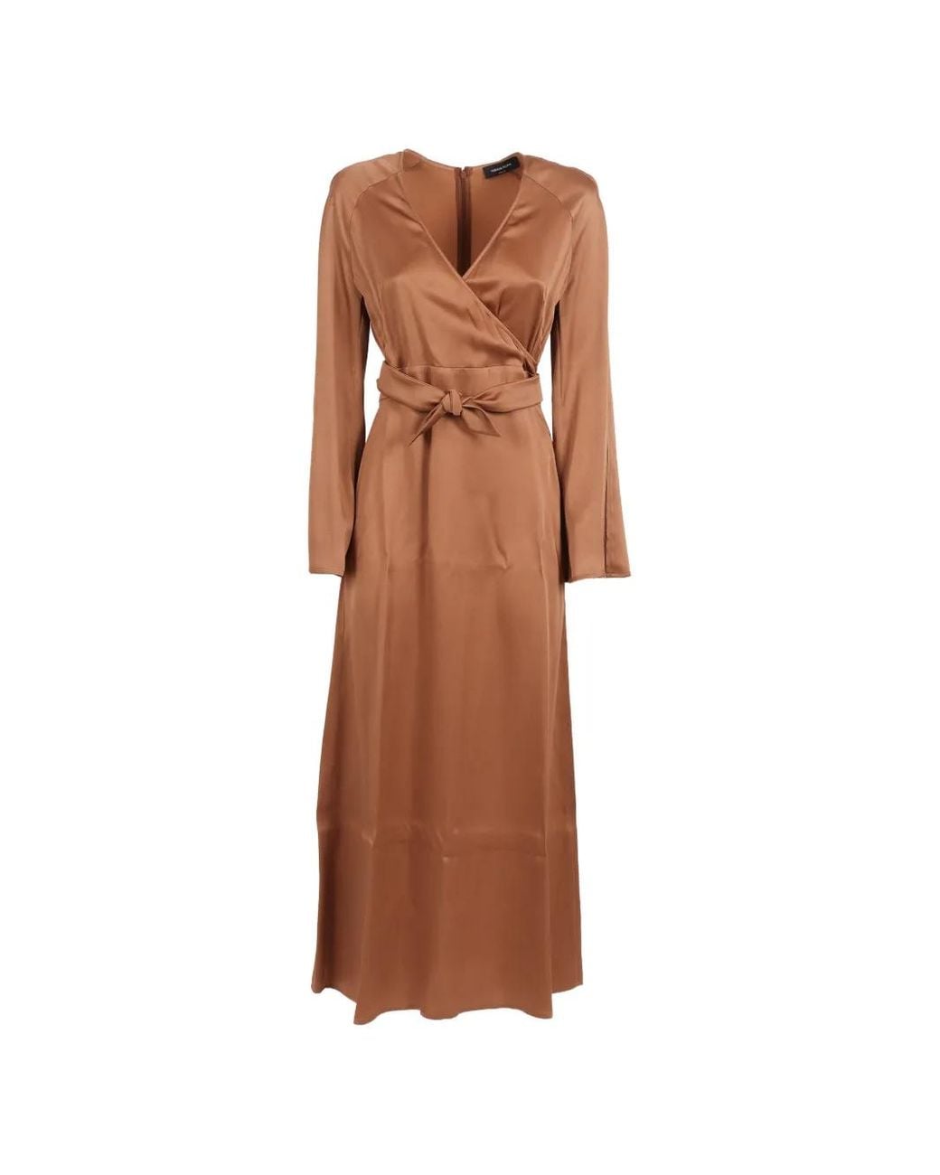 Fabiana Filippi Brown Robe Longue