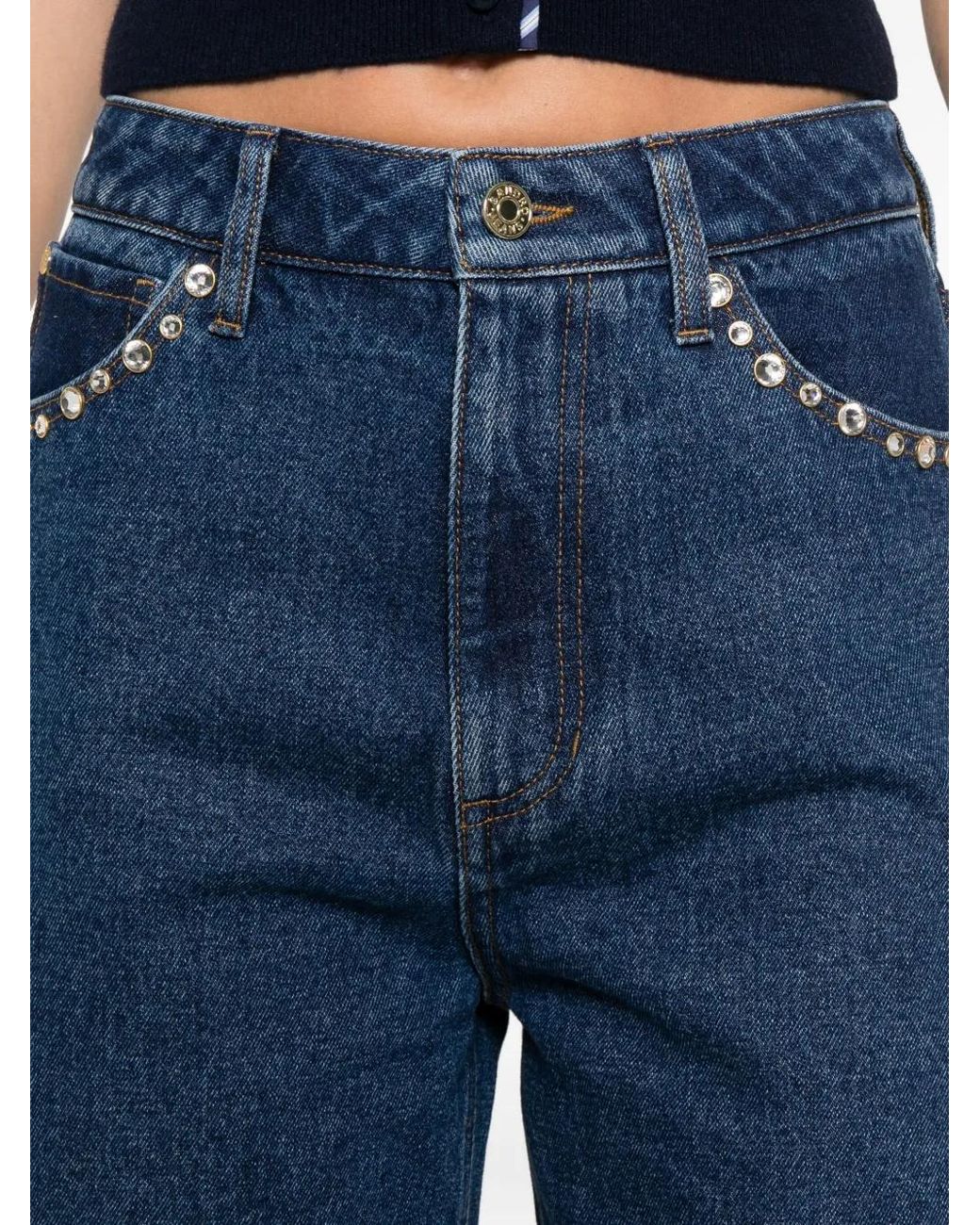 Sandro Barrel Broek Met Stras in het Blue
