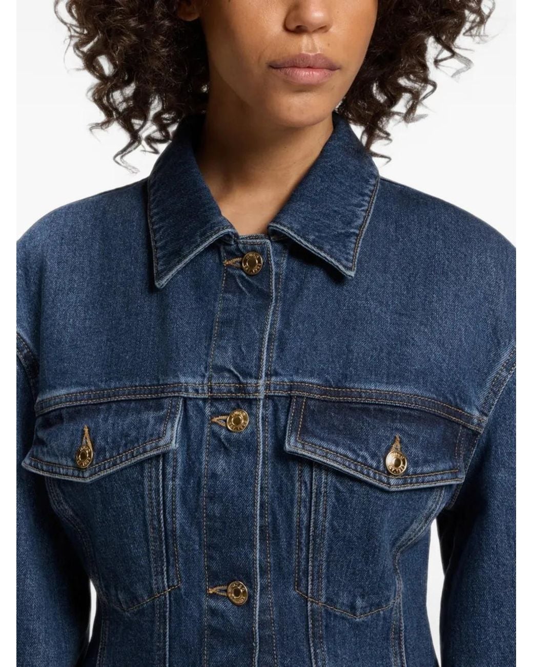 HUGO Blue Slim-Fit Hourglass Denim Jacket