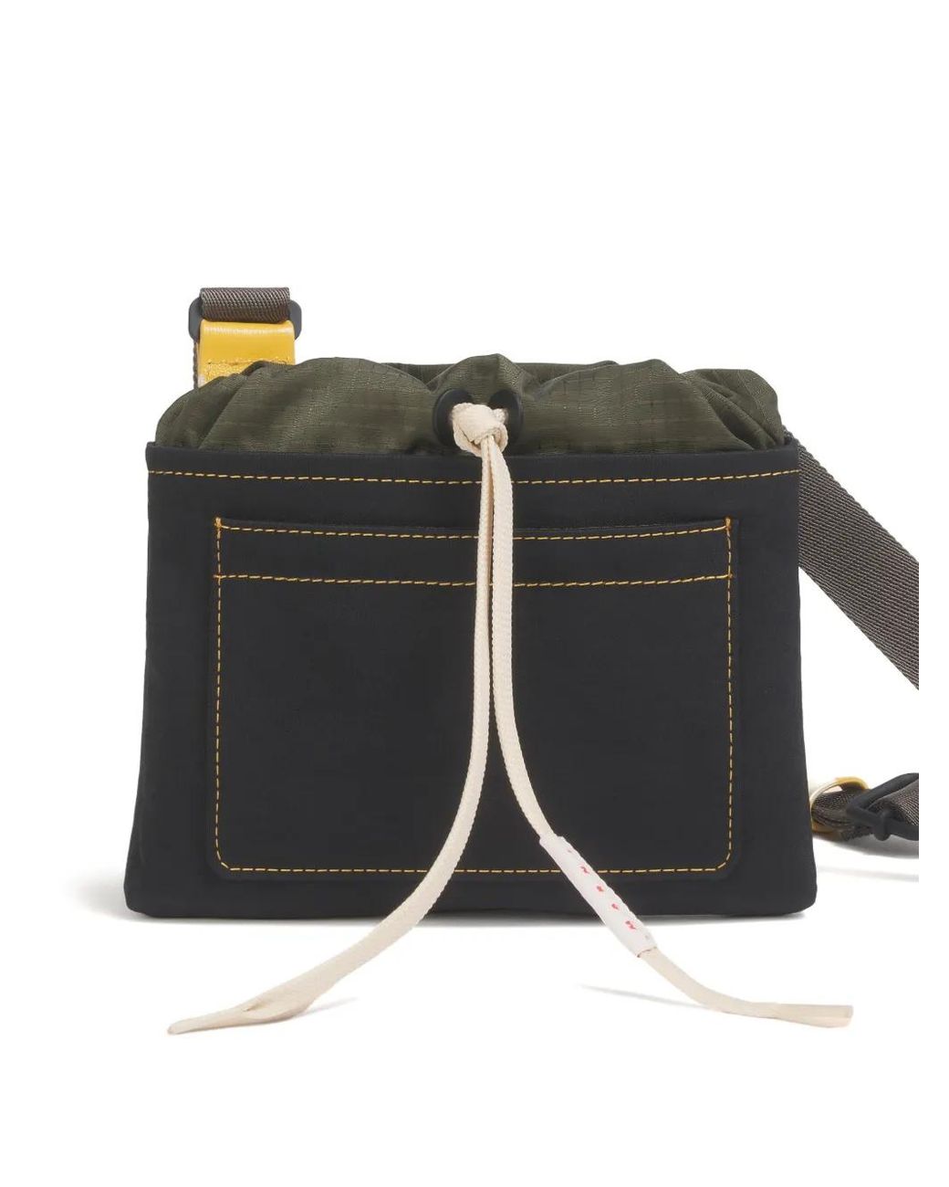 Marni Black Ripstop Trim Phone Holder for men