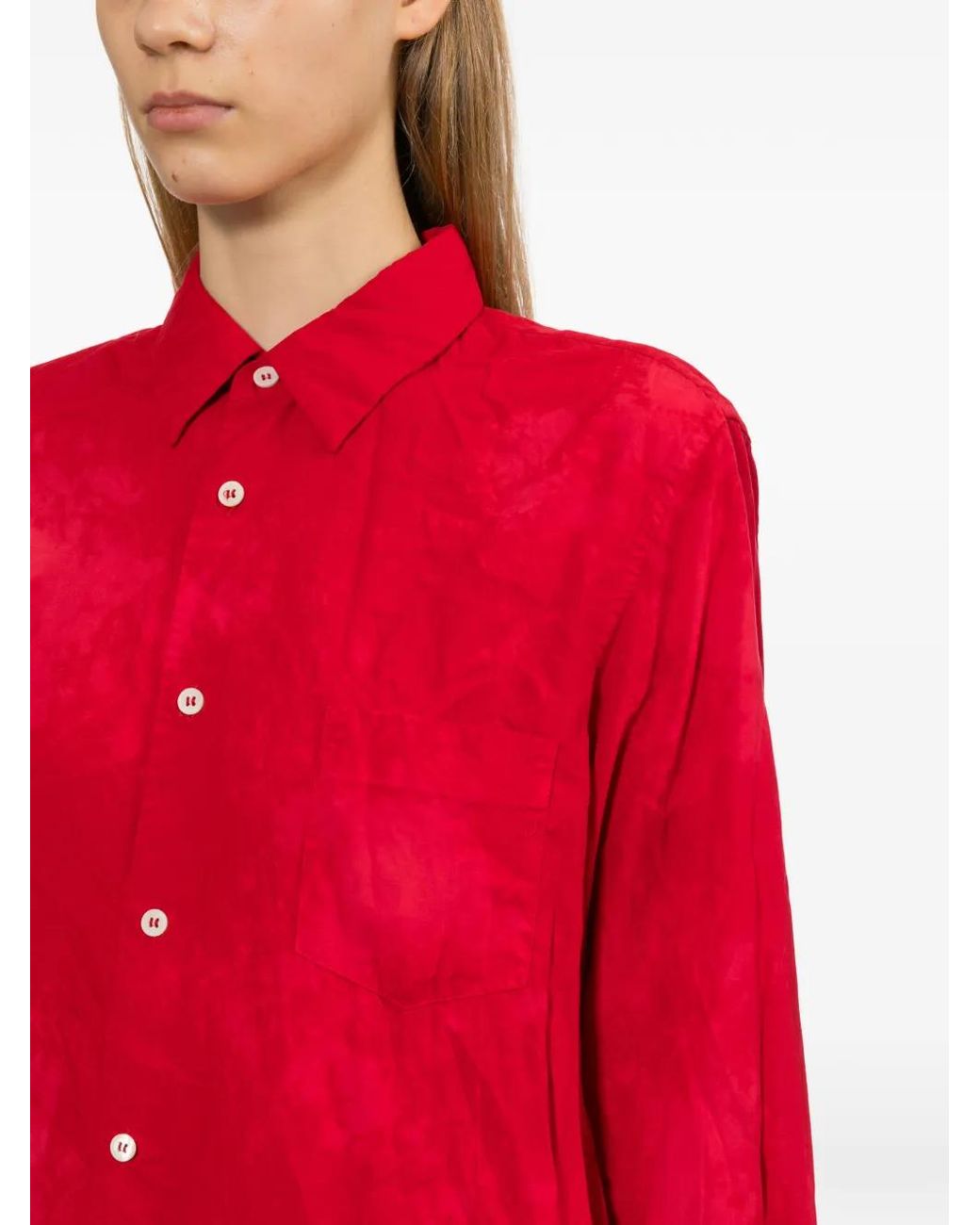 Top Texturé Comme des Garçons en coloris Red