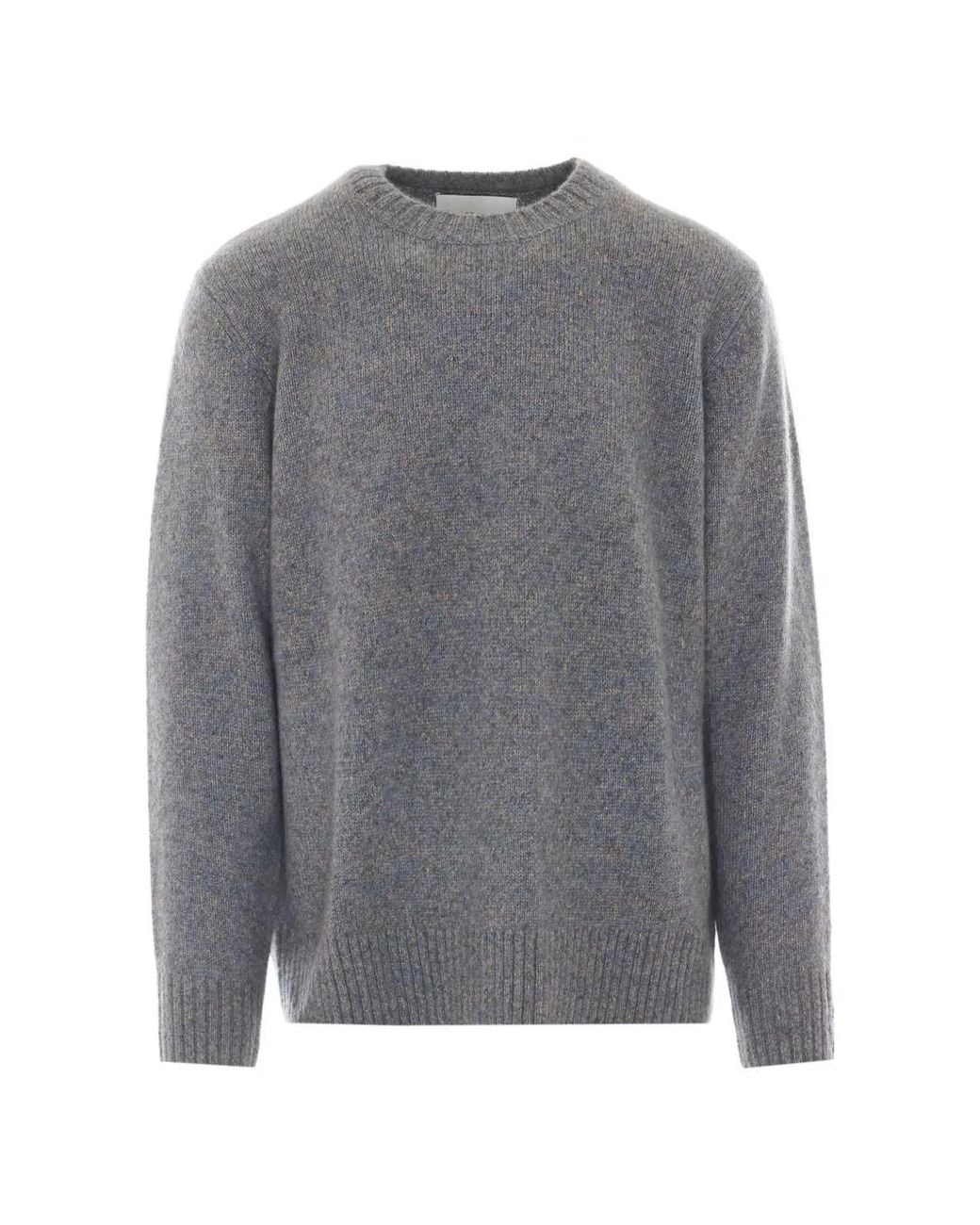 Soft Goat Gray Cashmere Sweater for men