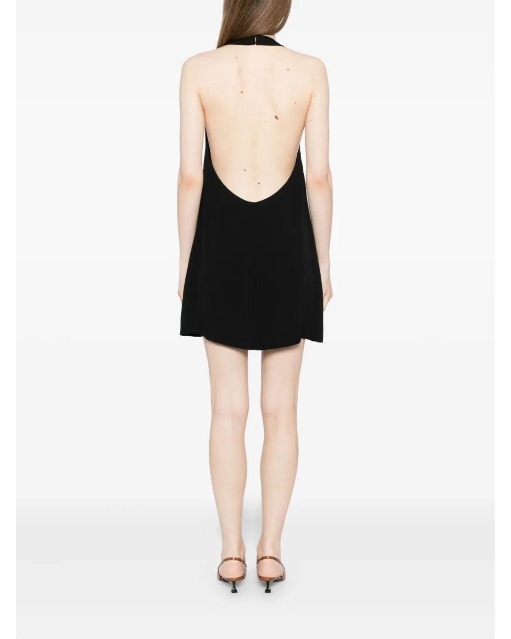 Reformation Black Avielle Dress