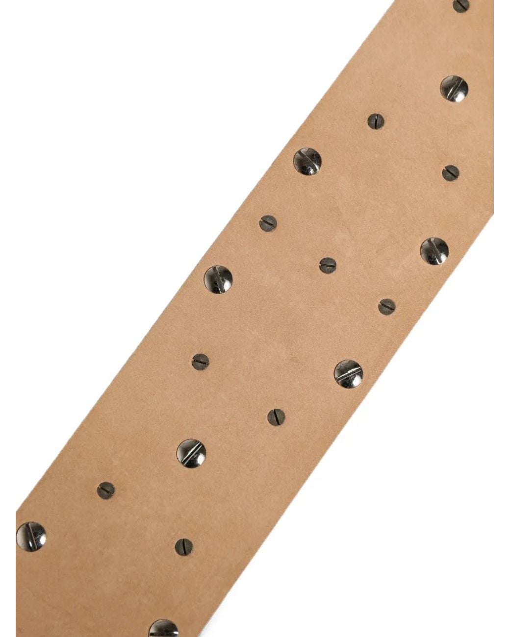Dolce & Gabbana Gray Crystal-Embellished Studded Belt