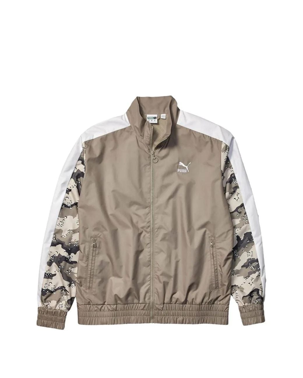 PUMA Wild Pack Geweven Jack Met Rits in het Gray voor heren