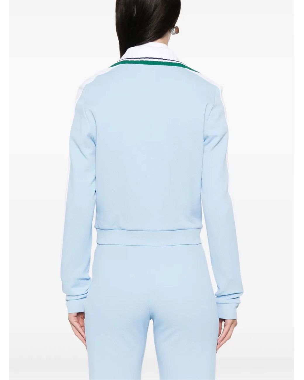 Casablanca Blue Piqué Track Jacket