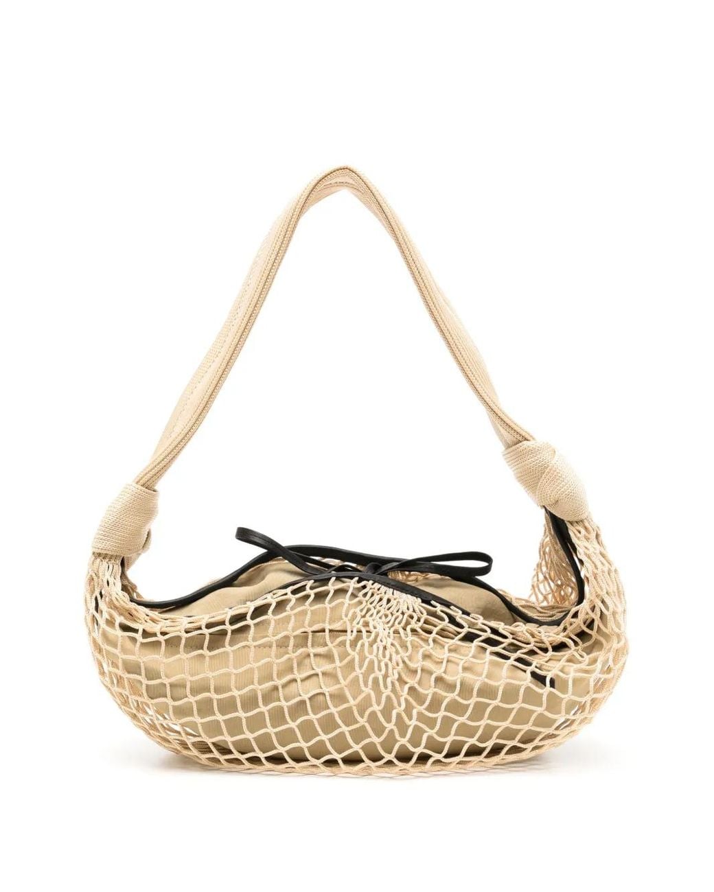 Lemaire Metallic Fortune Croissant Flit Bag