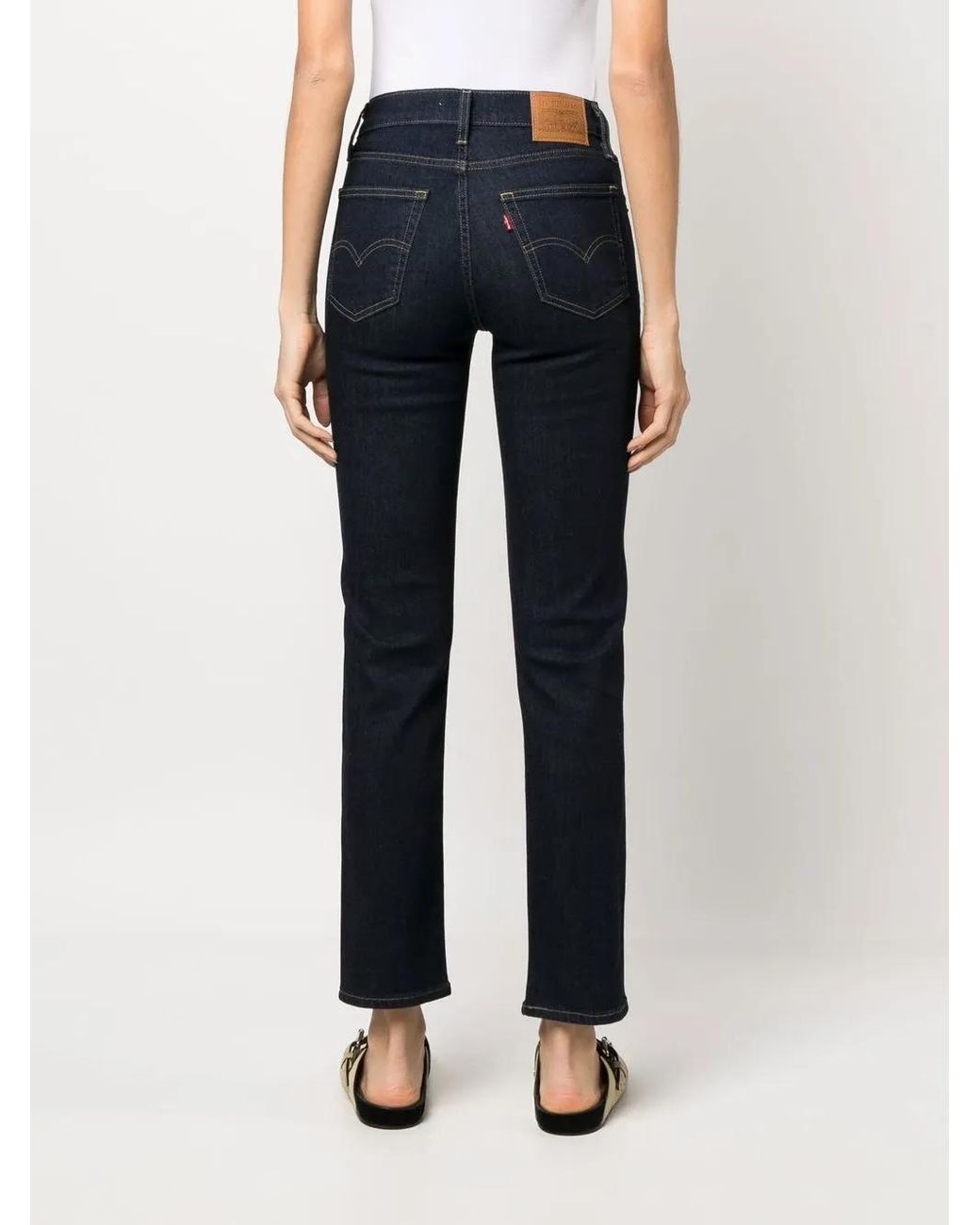 Levi's Blue 724 High Rise Straight