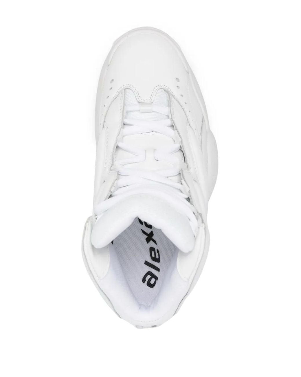 Alexander Wang White Hoop High-Top Sneakers