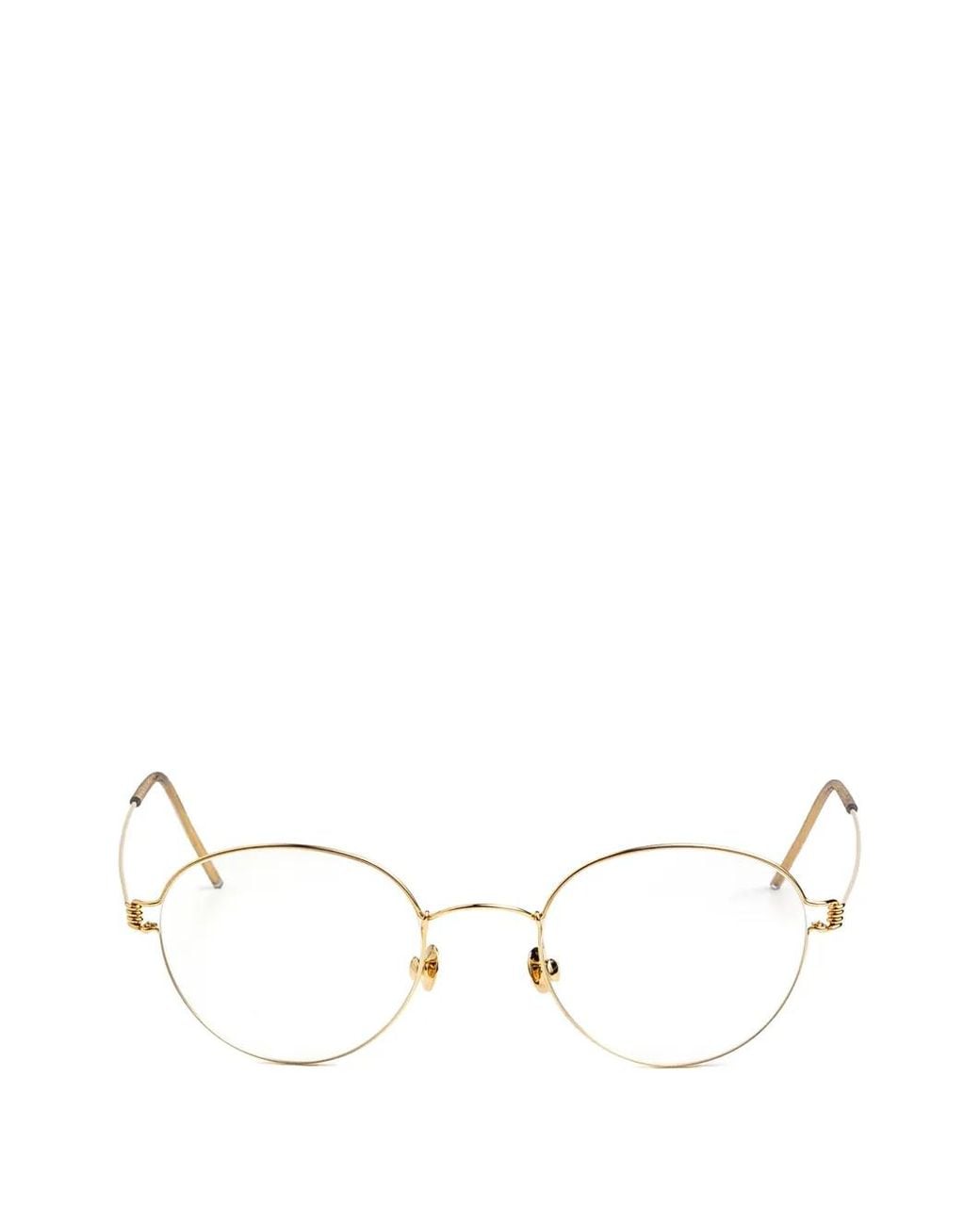 Lindberg Natural 18Kt- Round-Frame Glasses