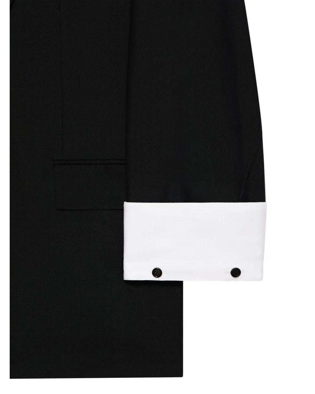 Givenchy Black Couture Seam Single-Breasted Jacket for men