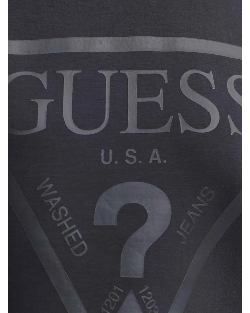 Guess Gray Logo-Print Cropped Hoodie