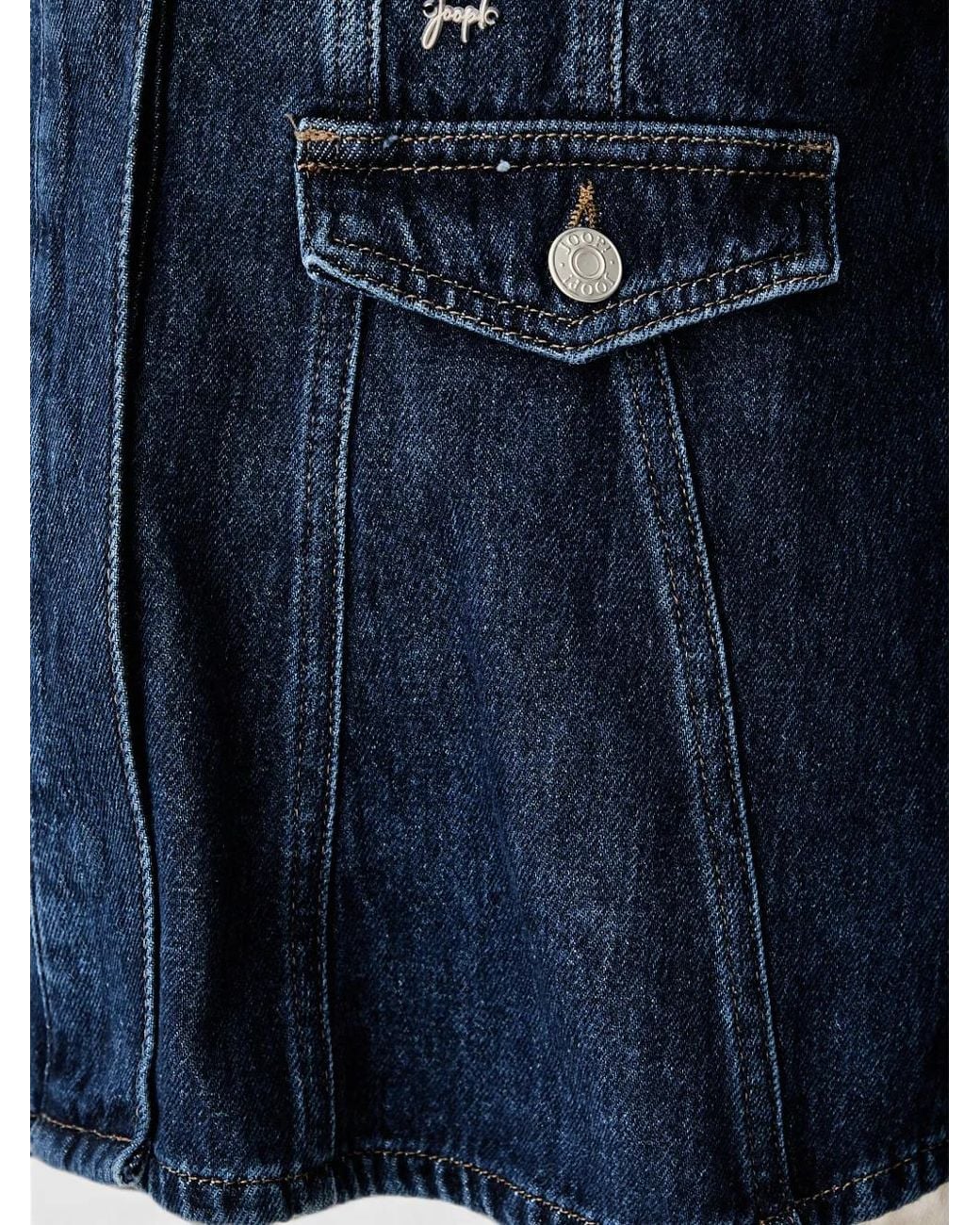 Joop! Blue Flap-Pocket Denim Jacket