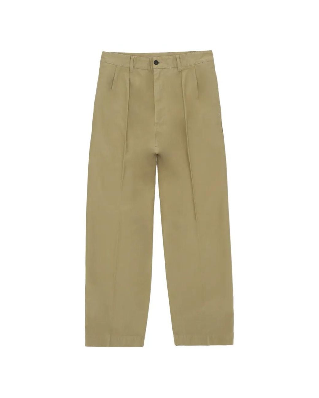 Fortela Green New York Pleated-Front Trousers for men