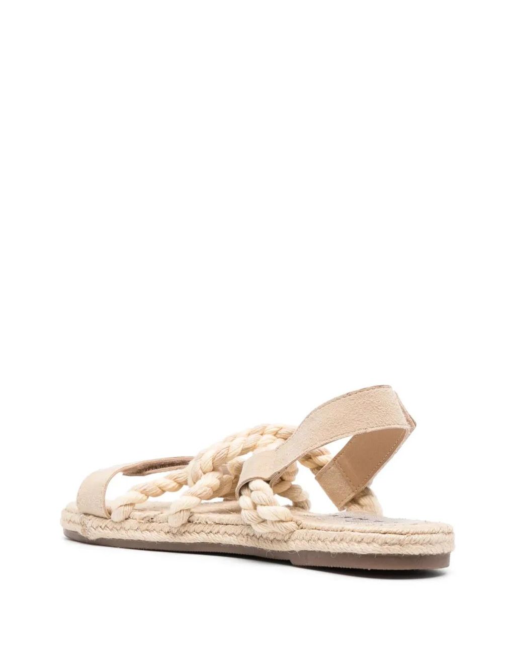 Manebí Natural Braided Flat Sandals