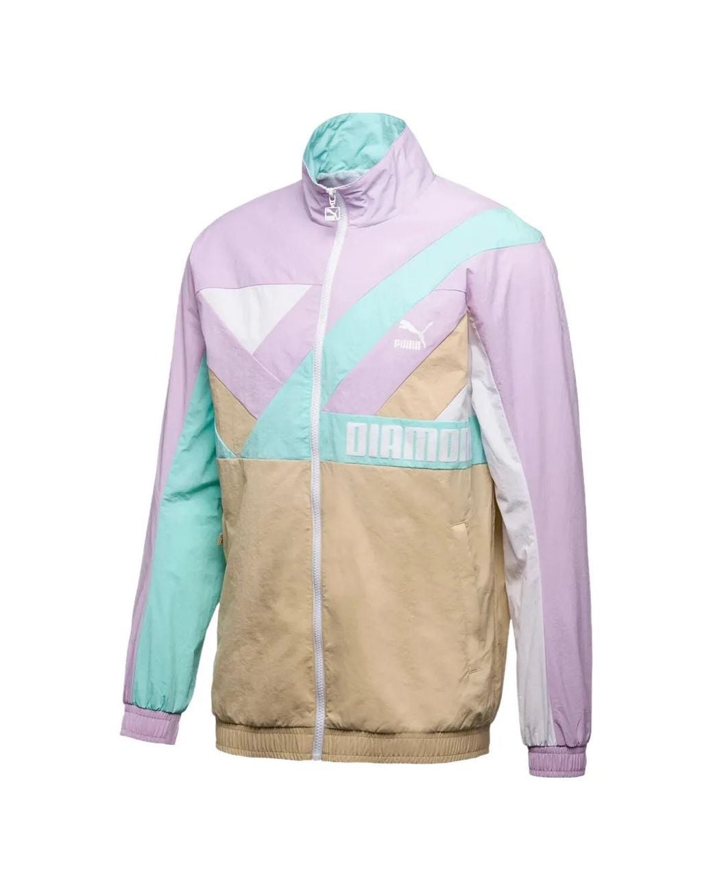 PUMA White X Diamond Supply Co. Colour-Block Jacket for men