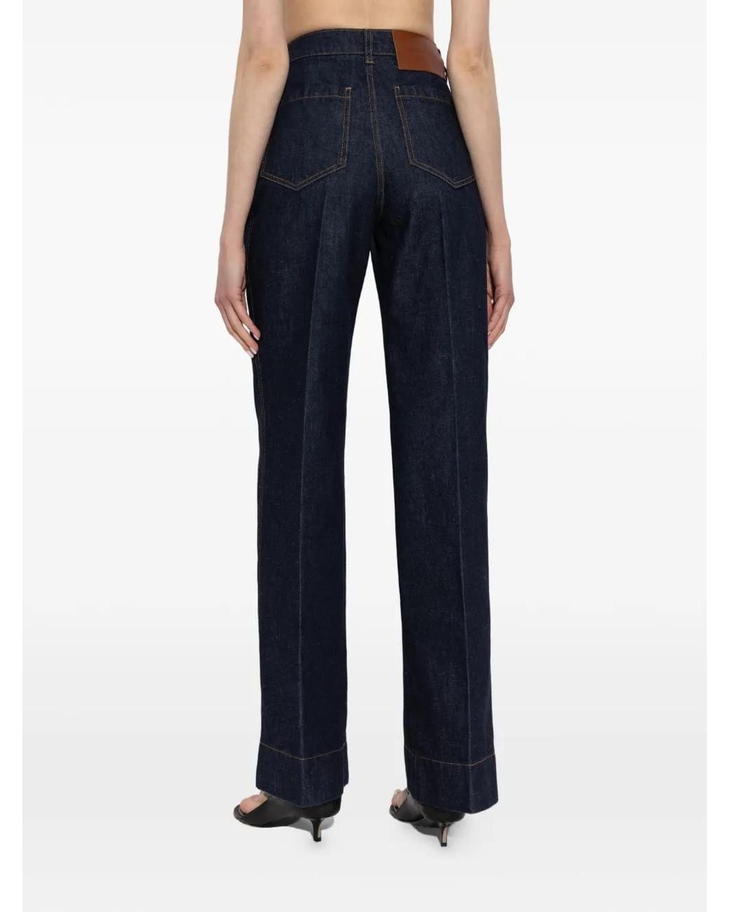 Victoria Beckham Blue Alina Jeans