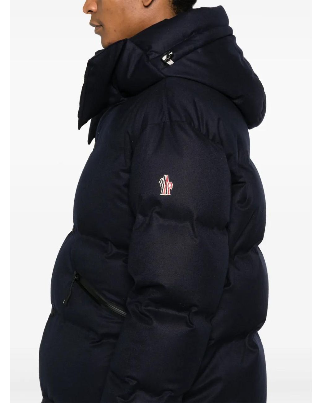 Moncler Krun Ski-Jack in het Blue voor heren