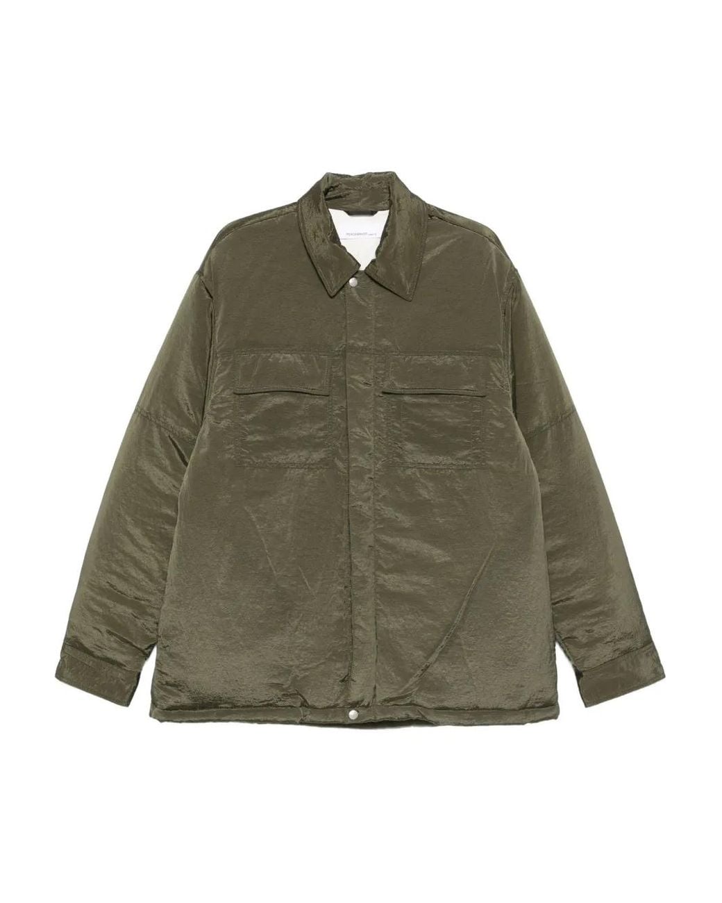 Oamc Peacemaker Green Flap-Pocket Jacket for men