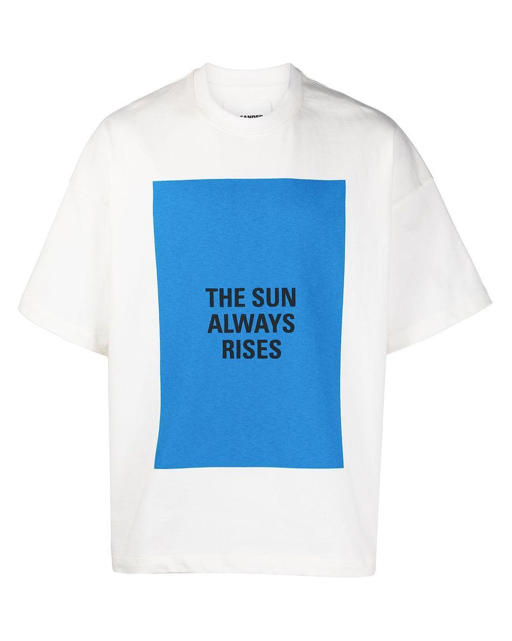 Jil Sander The Sun Always Rises T-shirt in White for Men | Lyst Canada