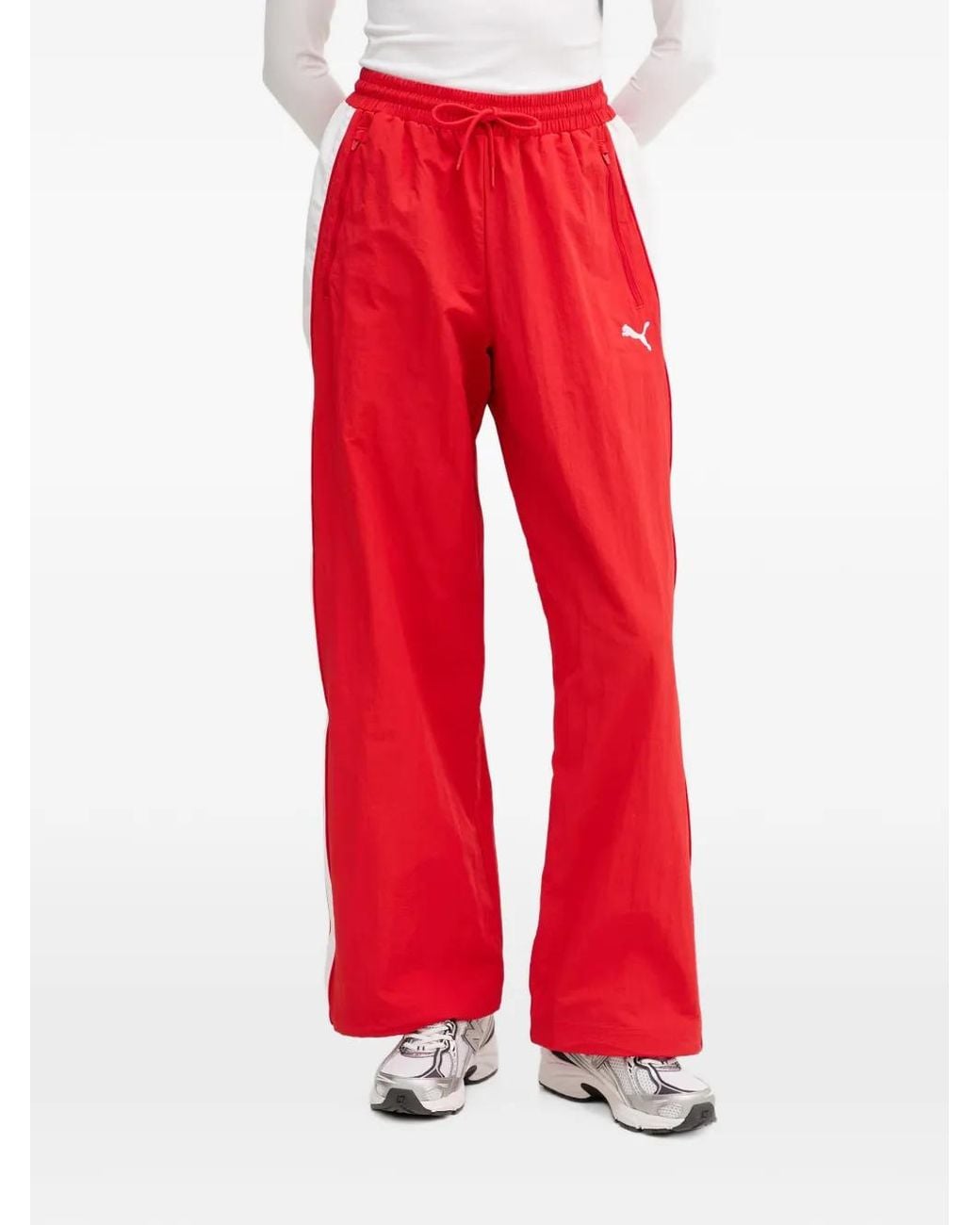 PUMA T7 Logo-Embroidered Track Pants