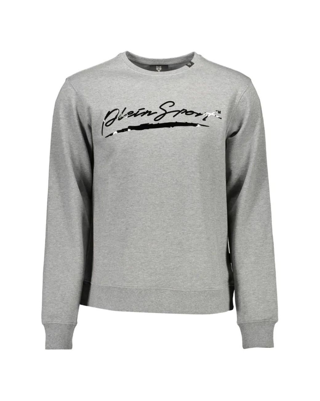 Philipp Plein Gray Pull À Logo Imprimé for men