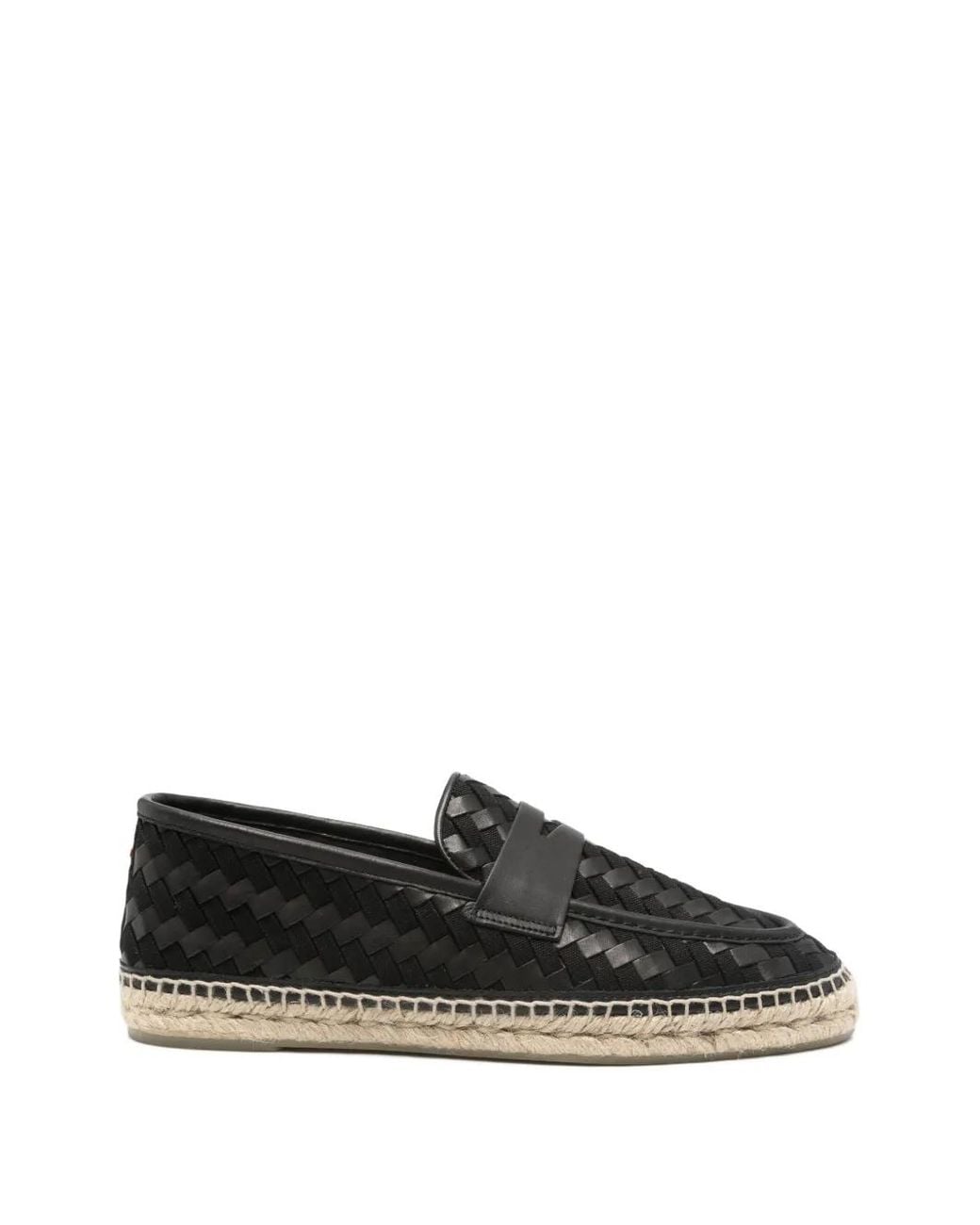 Castaner Black Woven Penny Espadrilles for men
