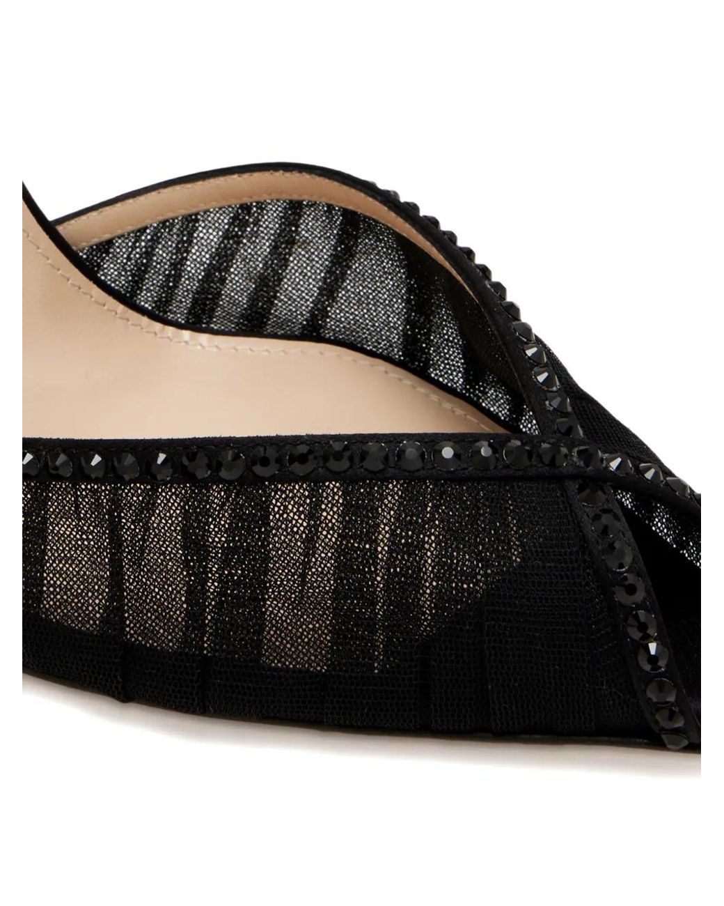 Andrea Wazen Black Katy Embellished Block-Heel Sandals