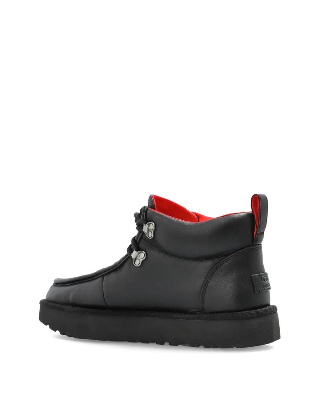 Ugg Black Woven Lace-Up Trainers for men