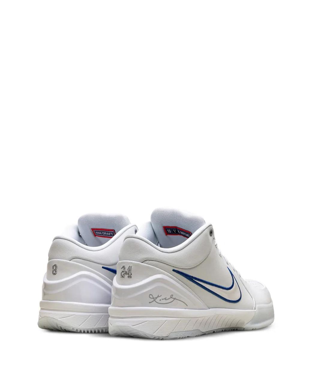 Nike White Zoom Kobe 4 Protro Sneakers for men