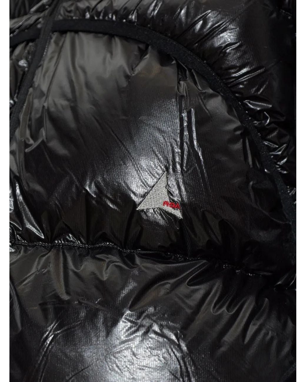 Roa Black Quilted Hooded Jacket