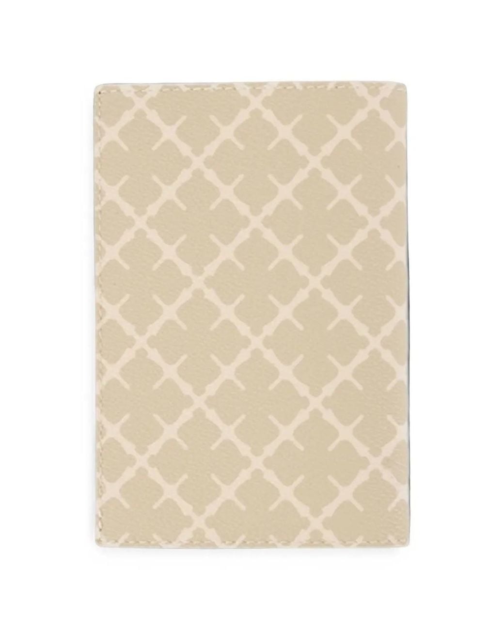 By Malene Birger Natural Étui Pour Passeport Ivy À Motif Monogrammé