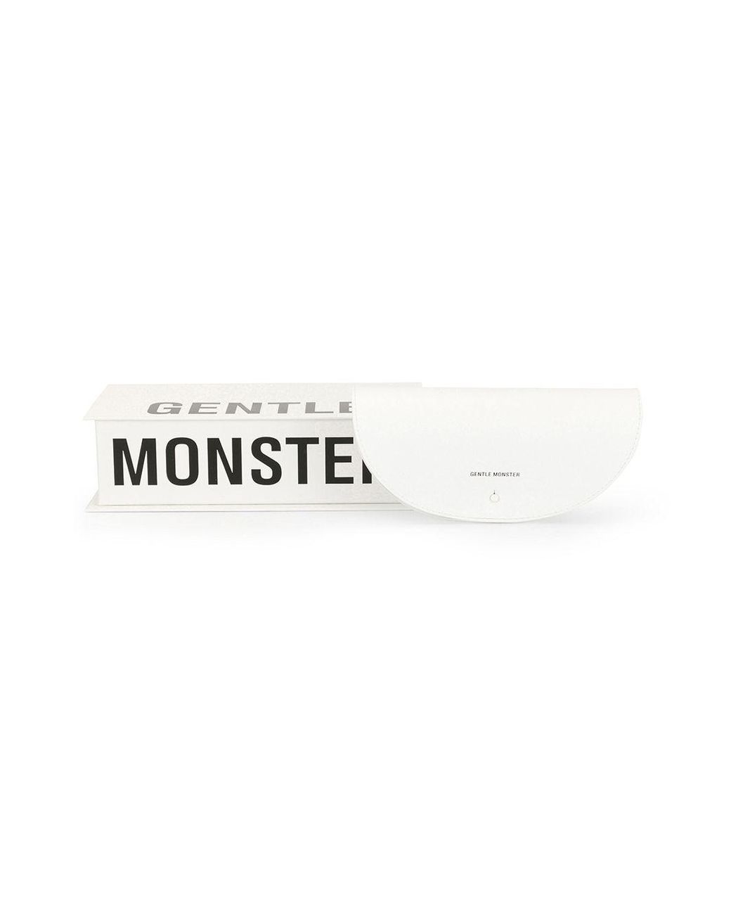 Gentle Monster Orah C1 Logo-plaque Sunglasses In White