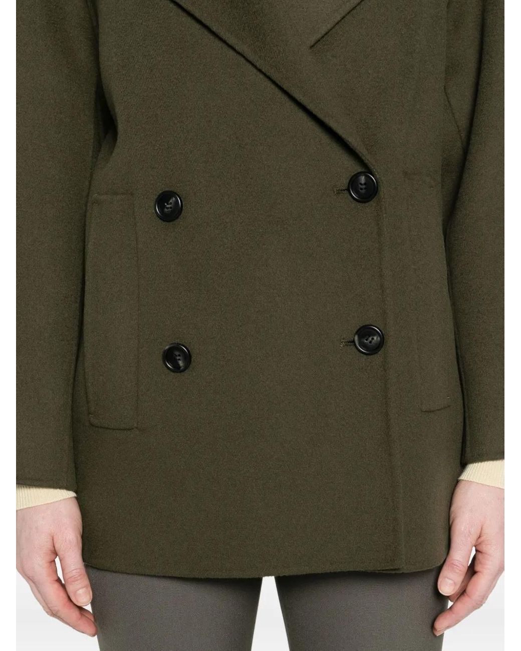 Arma Green Double-Breasted Blazer