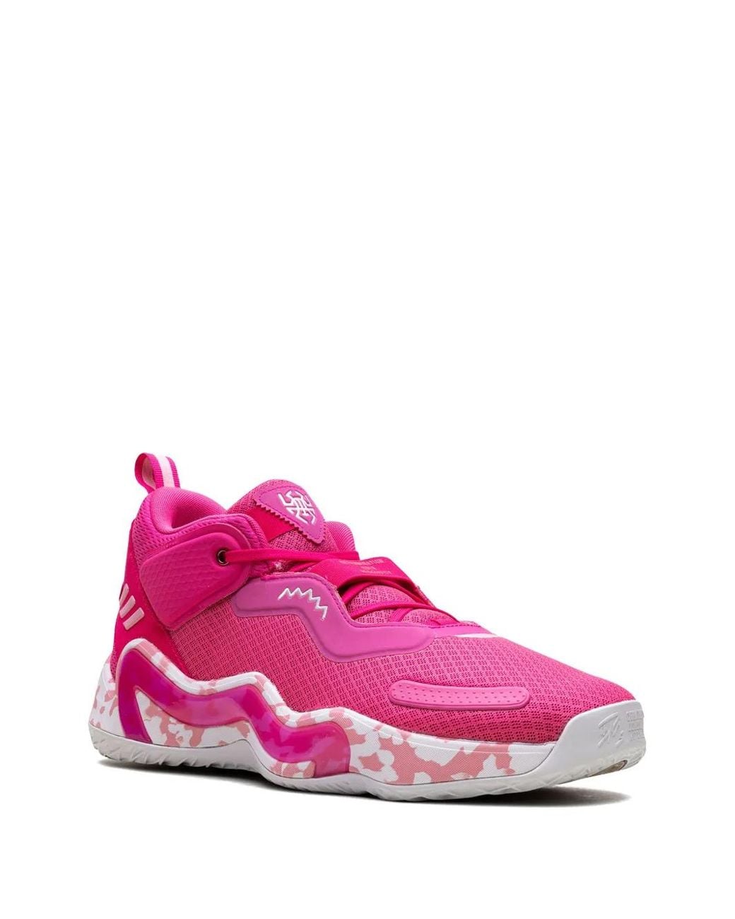 Adidas Pink D.O.N. Issue 3 Sneakers for men