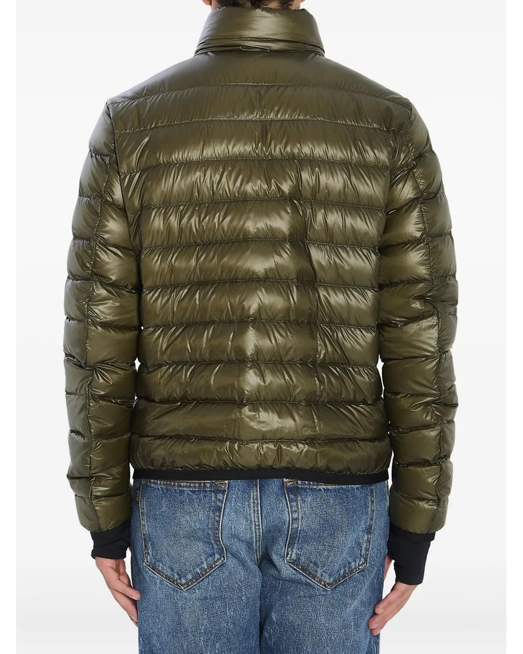 Moncler Hers Opvouwbaar Geïsoleerd Ski-Jack in het Green voor heren
