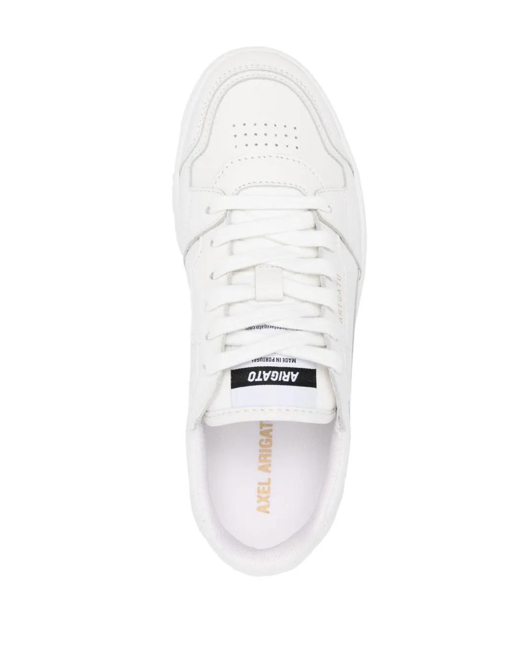 Axel Arigato White Dice Lo Leather Sneakers