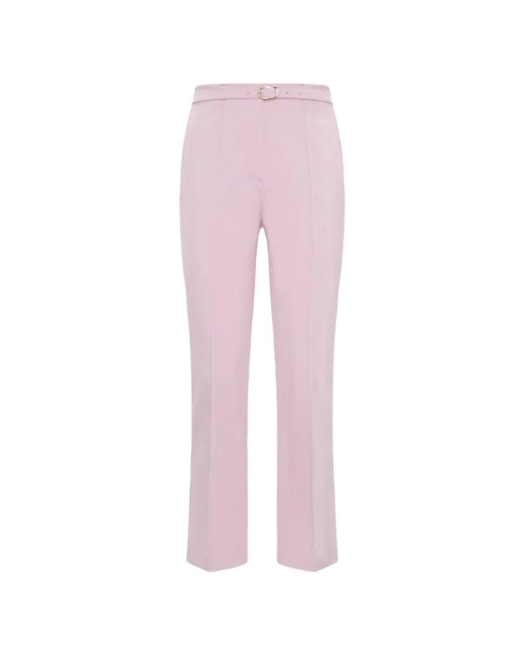 Dorothee Schumacher Pink Emotional Essence Belted Trousers
