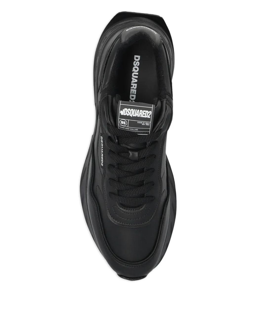 DSquared² Black "Sprinter" Sports Shoes for men