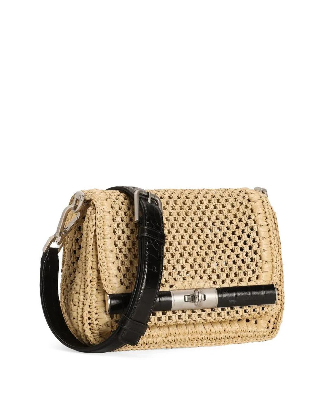 Dolce & Gabbana Natural Openwork Shoulder Bag for men
