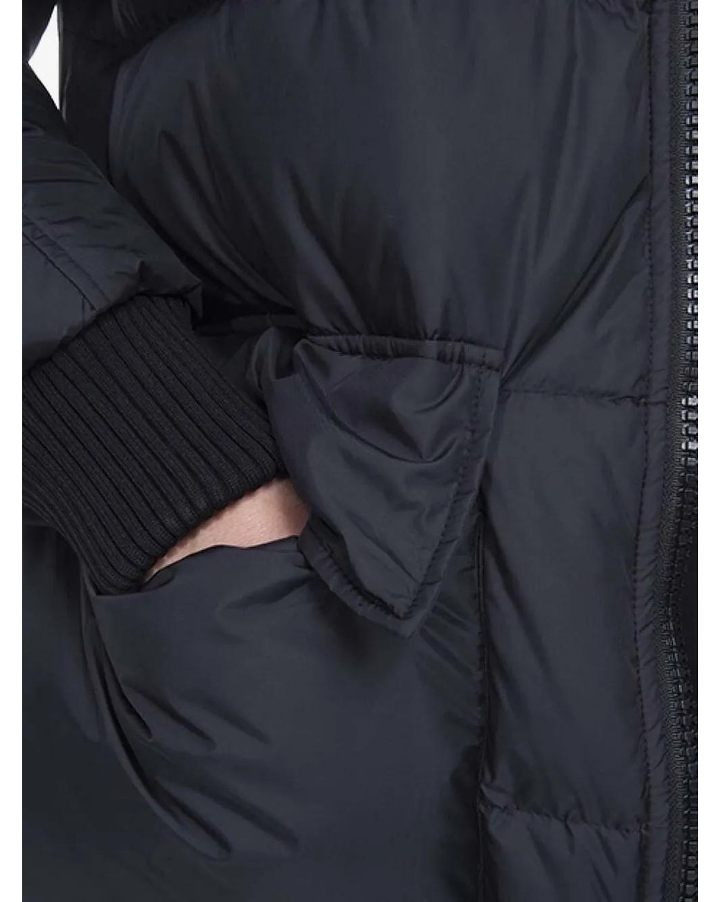 Iceberg Blue Logo-Embroidered Hooded Padded Jacket for men