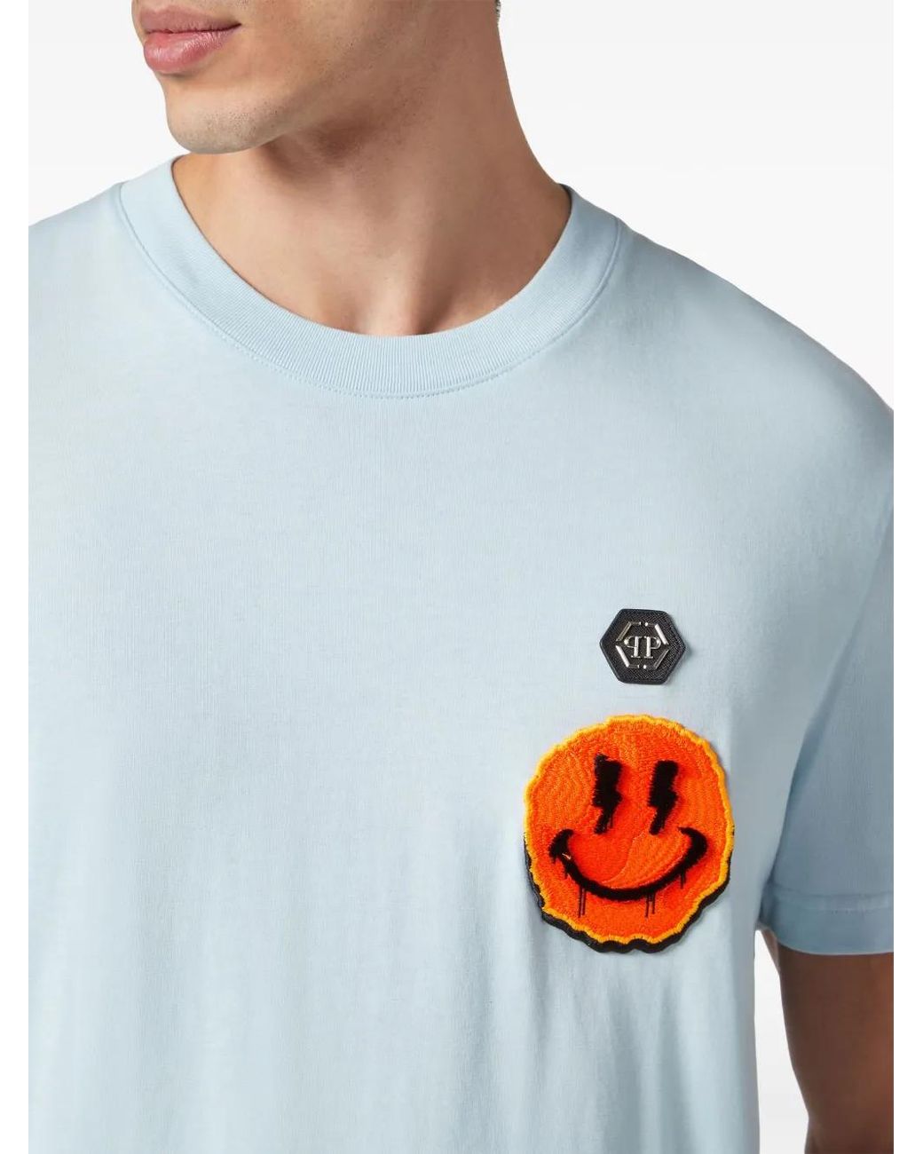 Philipp Plein Blue T-shirt for men