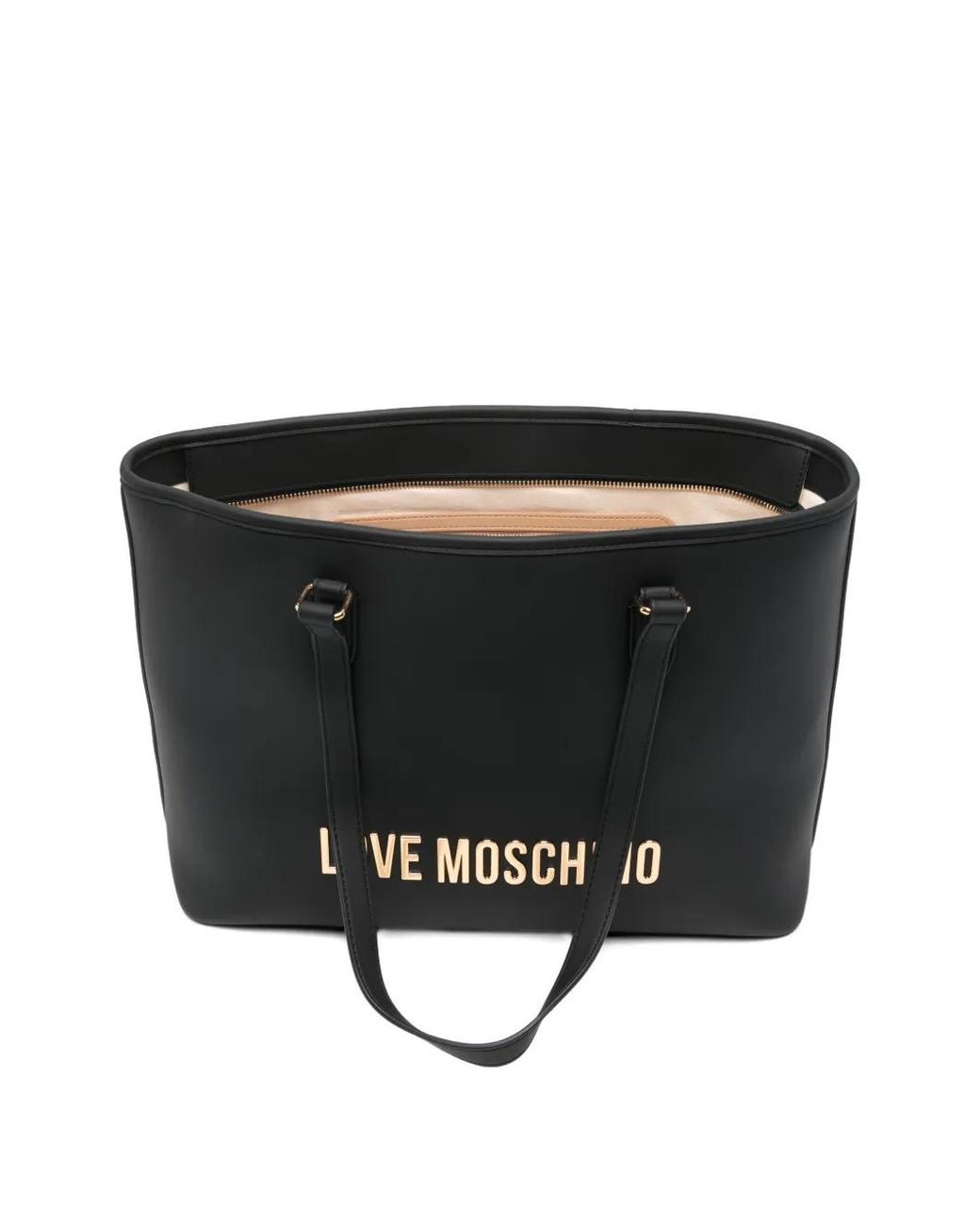 Love Moschino ロゴプレート ショルダーバッグ Black