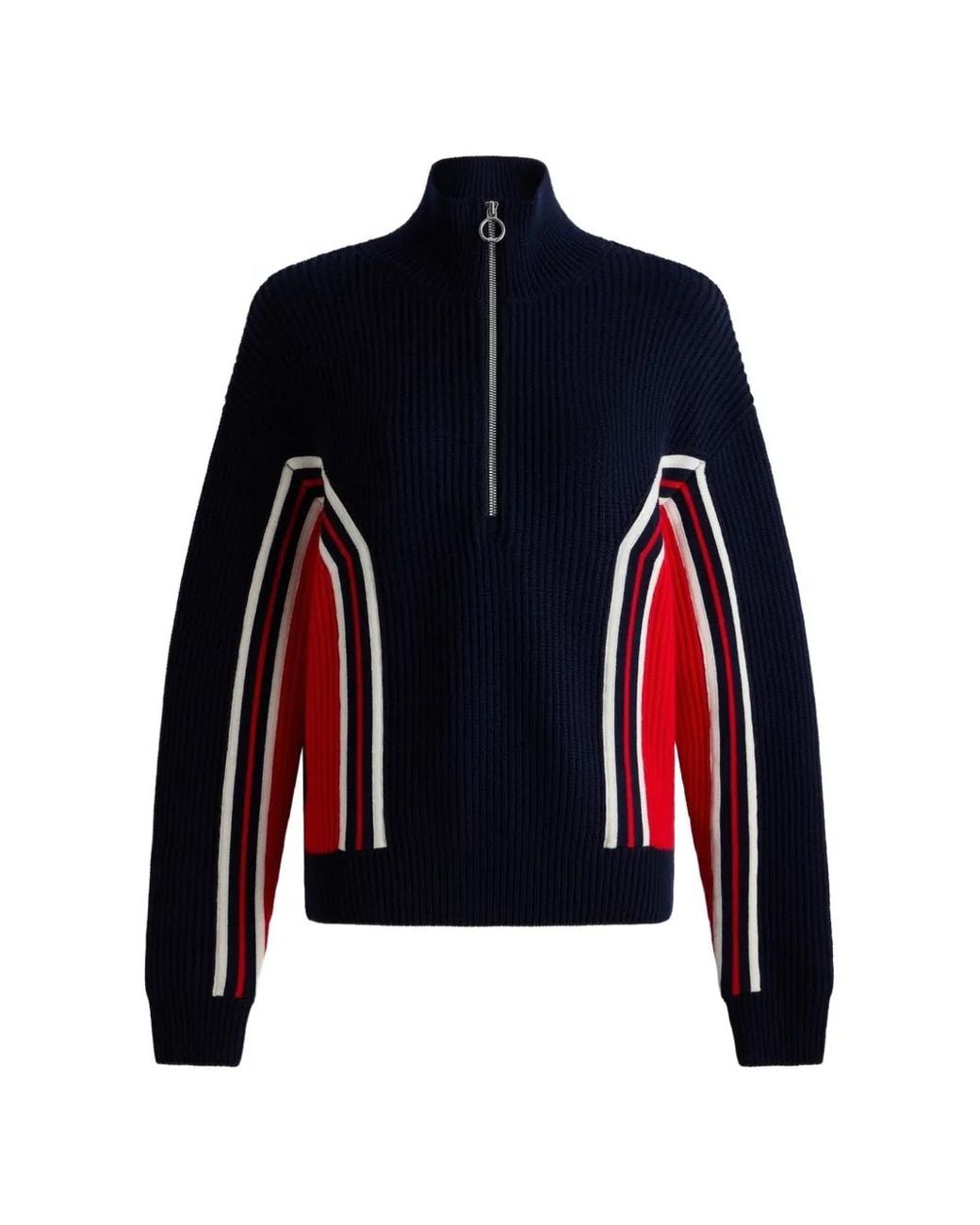 Fusalp Blue Mirala Colour-Block Sweater