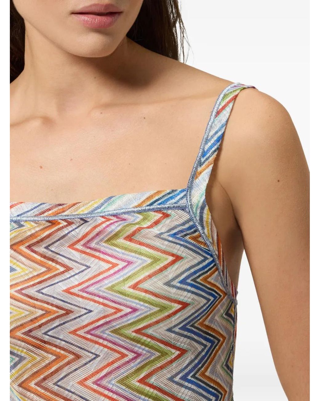 Missoni Gray Haut À Motif Zig-Zag