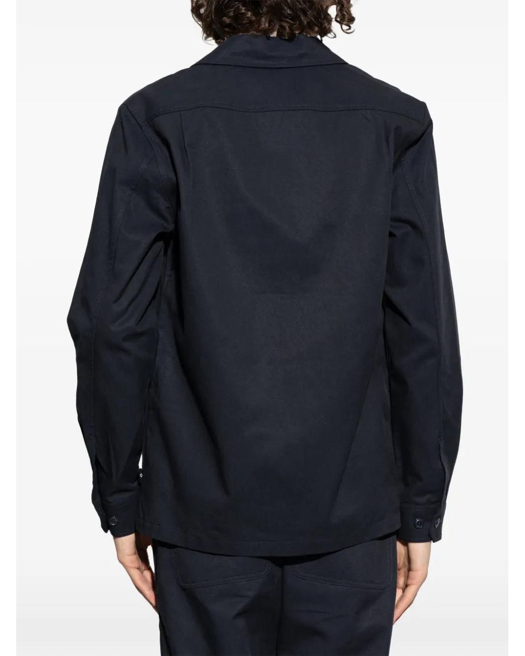 Samsøe & Samsøe Sataka Shirtjack Met Knopen in het Blue voor heren