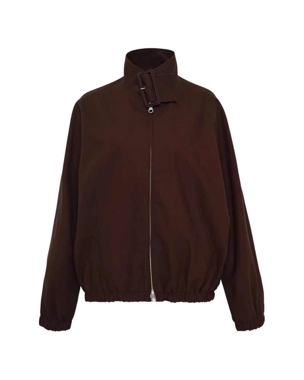 Bomber Con Zip di Courreges in Brown